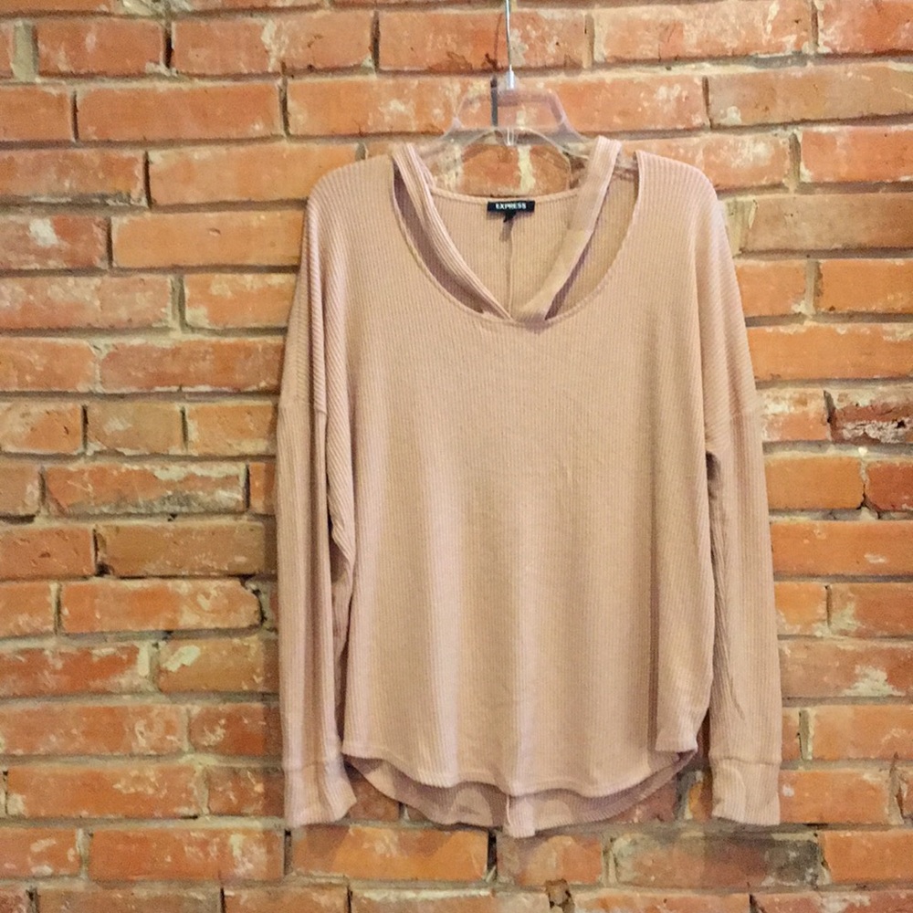 Blush Long sleeve Cozy Top